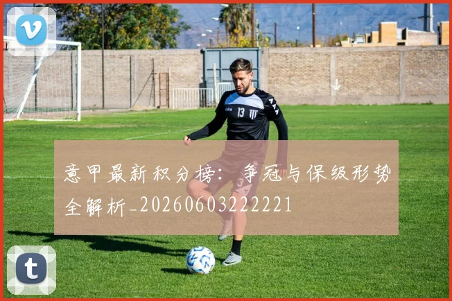 意甲最新积分榜:争冠与保级形势全解析_20260603222221